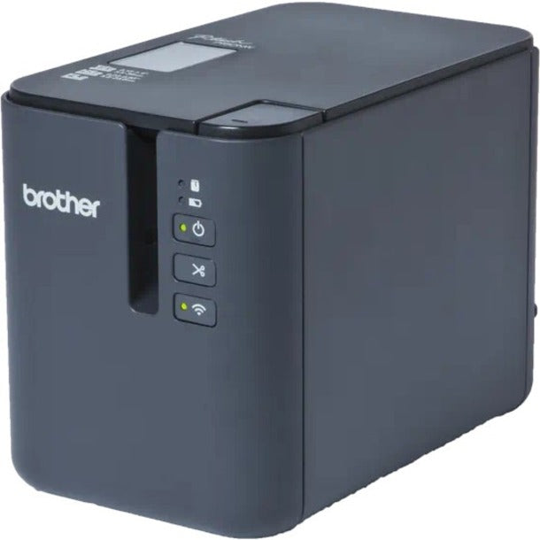 Brother PT-P900Wc Desktop Thermal Transfer Printer - Monochrome - Label Print - USB - Serial - With Cutter