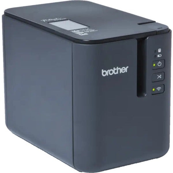 Brother PT-P900Wc Desktop Thermal Transfer Printer - Monochrome - Label Print - USB - Serial - With Cutter