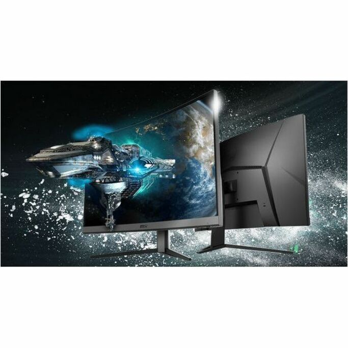 MSI Optix G32CQ4 E2 31.5" WQHD Curved Screen Gaming LCD Monitor - 16:9 - Metallic Black