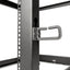 Rocstor SolidRack 18U Adjustable Depth Open Frame 4 Post Rack w/ Casters