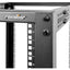 Rocstor SolidRack 18U Adjustable Depth Open Frame 4 Post Rack w/ Casters