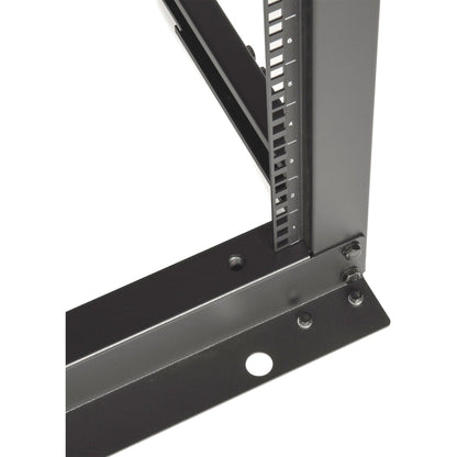 Rocstor SolidRack 18U Adjustable Depth Open Frame 4 Post Rack w/ Casters
