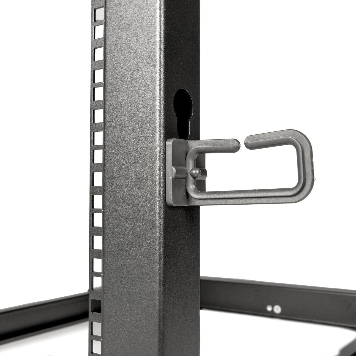 SolidRack 36U Adjustable Depth Open Frame 4 Post Rack w/ Casters