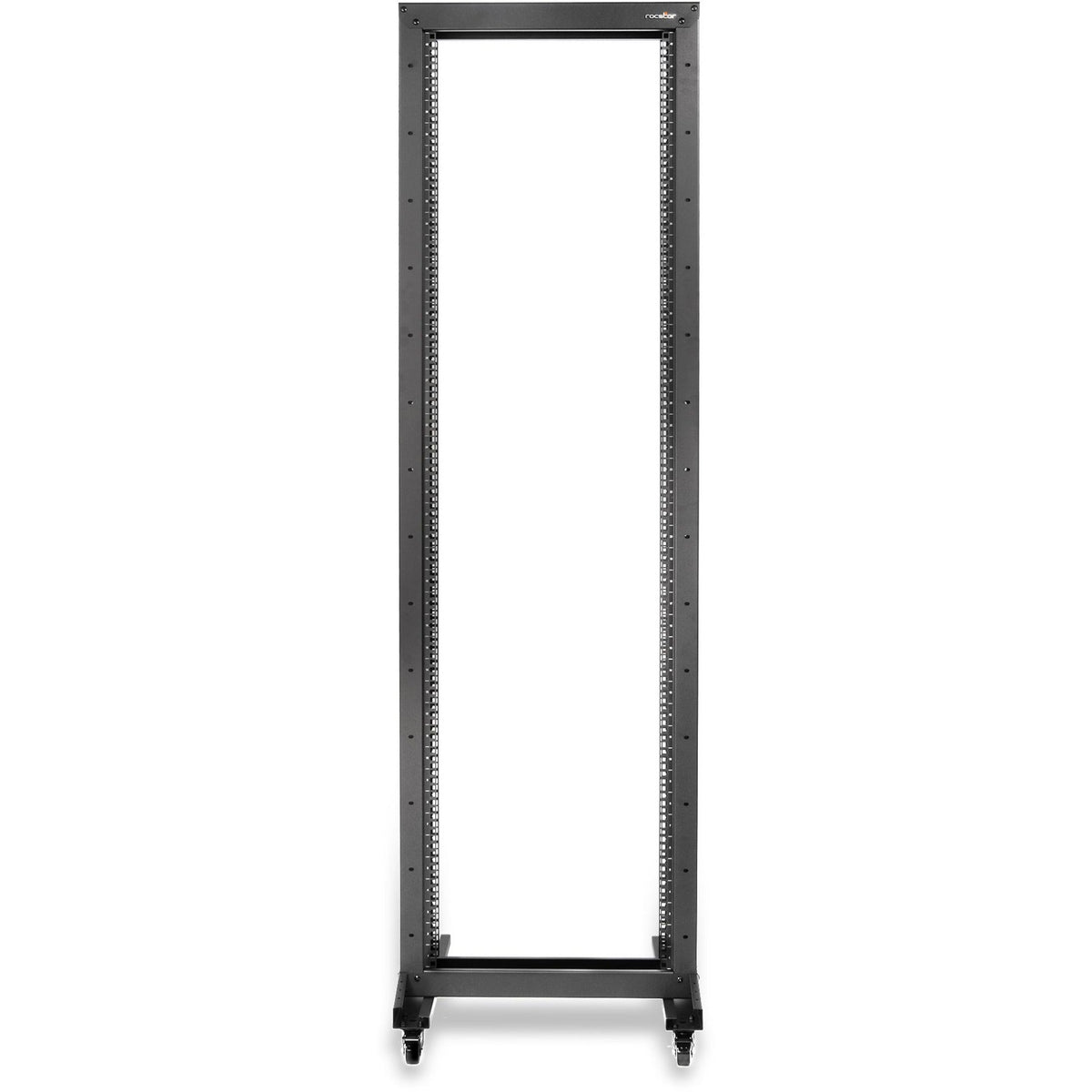 SolidRack 2-Post 42U Server Rack with Casters