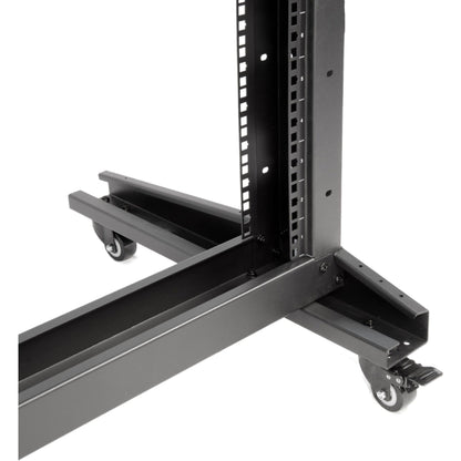 SolidRack 2-Post 42U Server Rack with Casters