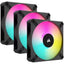 Corsair iCUE AF120 RGB ELITE 120mm PWM Triple Fan Kit - 3 Pack