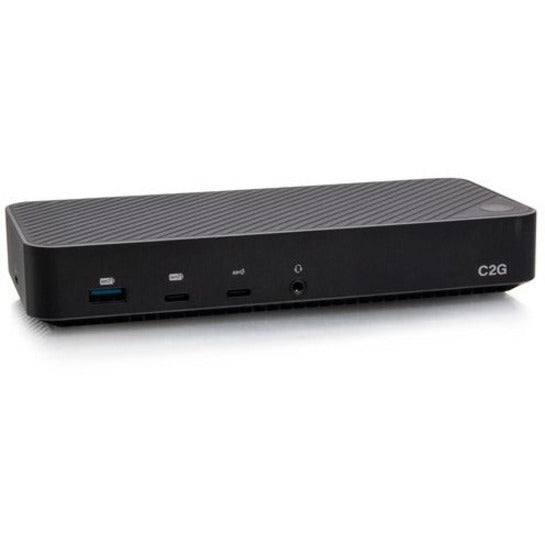 C2G USB C Triple 4K Monitor Docking Station - HDMI DisplayPort Ethernet