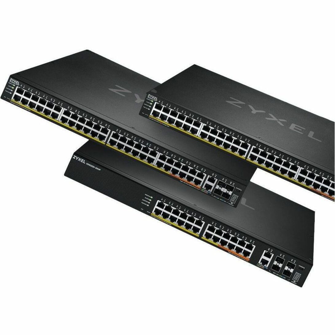 ZYXEL 48-port GbE L3 Access PoE+ Switch with 6 10G Uplink (960 W)