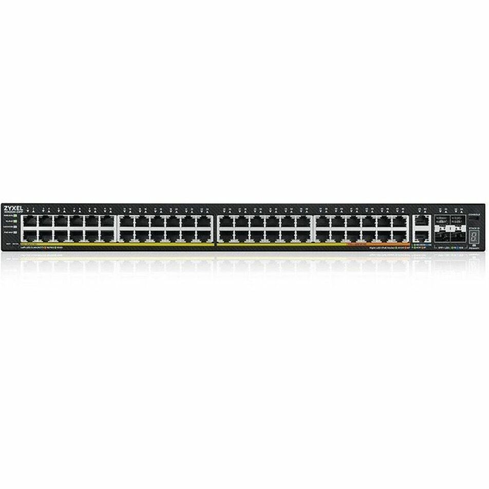 ZYXEL 48-port GbE L3 Access PoE+ Switch with 6 10G Uplink (960 W)