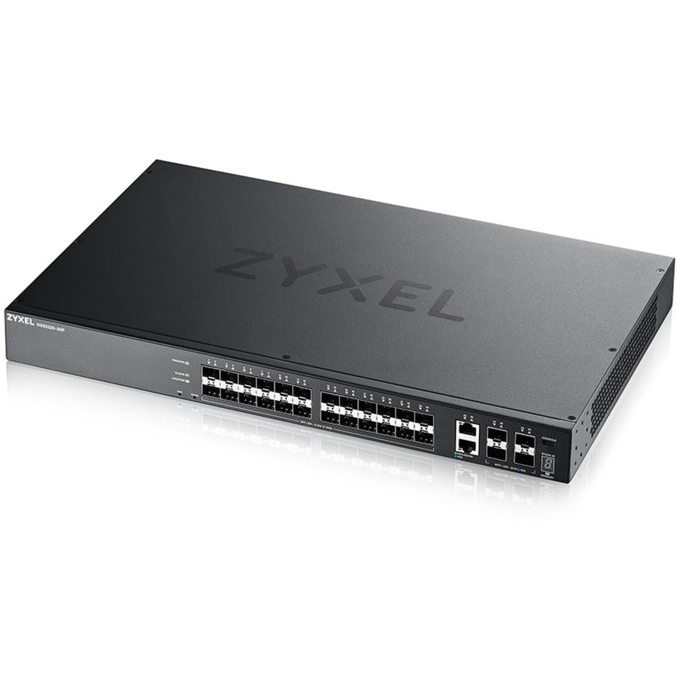 ZYXEL 24-port SFP L3 Access Switch with 6 10G Uplink