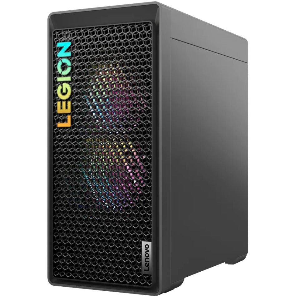 Lenovo Legion T5 26IRB8 90UT000MUS Gaming Desktop Computer - Intel Core i5 13th Gen i5-13400F Deca-core (10 Core) 2.50 GHz - 8 GB RAM DDR5 SDRAM - 1 TB HDD - 512 GB M.2 PCI Express NVMe 4.0 x4 SSD - Tower - Storm Gray