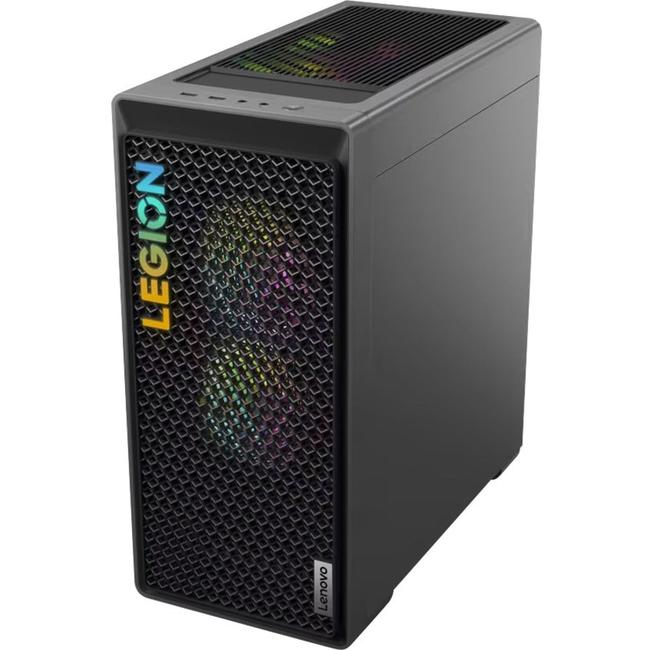 Lenovo Legion T5 26IRB8 90UT000NUS Gaming Desktop Computer - Intel Core i7 13th Gen i7-13700F Hexadeca-core (16 Core) 2.10 GHz - 8 GB RAM DDR5 SDRAM - 512 GB M.2 PCI Express NVMe 4.0 x4 SSD - Tower - Storm Gray