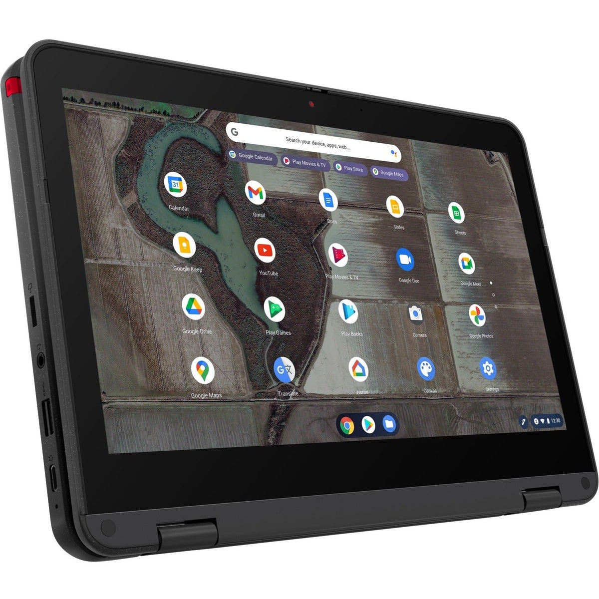 Lenovo 500e Chromebook Gen 3 82JB003XUS 11.6" Touchscreen Convertible 2 in 1 Chromebook - HD - 1366 x 768 - Intel Celeron N4500 Dual-core (2 Core) 1.10 GHz - 4 GB Total RAM - 4 GB On-board Memory - 32 GB Flash Memory - Gray