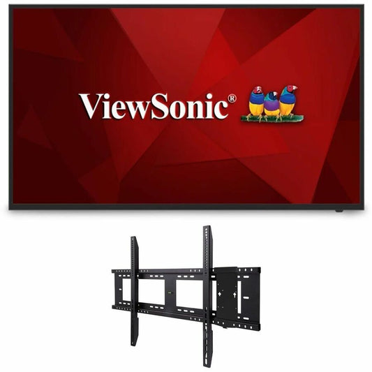 ViewSonic Commercial Display CDE5512-E1 - 4K 16/7 Operation Integrated Software and Fixed Wall Mount - 290 cd/m2 - 55"