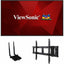 ViewSonic Commercial Display CDE7530-E1 - 4K Integrated Software WiFi Adapter and Fixed Wall Mount - 450 cd/m2 - 75