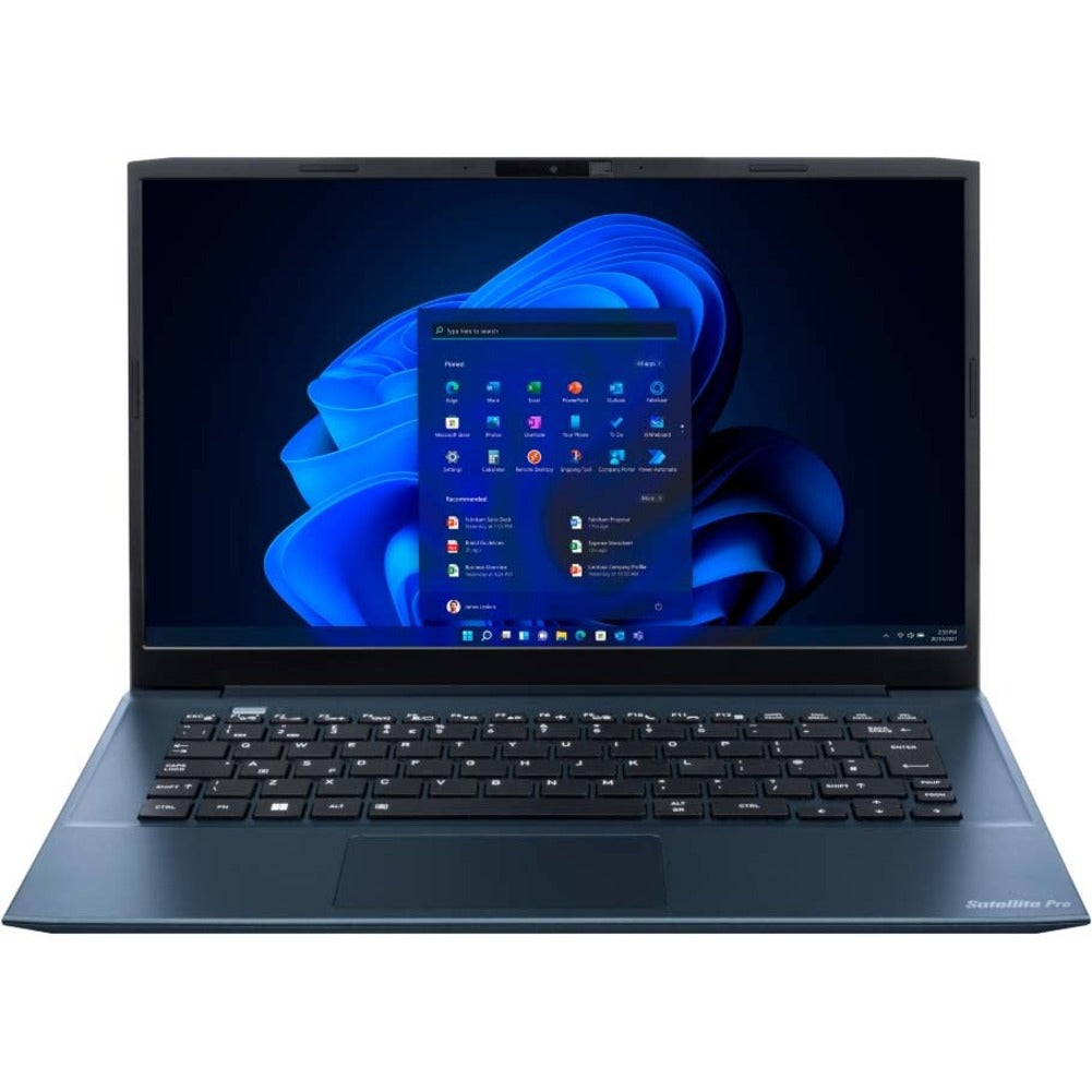 Dynabook Satellite Pro C40-K 14" Notebook - HD - 1366 x 768 - Intel Celeron 7305 1.10 GHz - 4 GB Total RAM - 128 GB SSD - Dark Blue