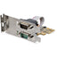 StarTech.com 2-Port PCI Express Serial Card Dual Port PCIe to RS232 (DB9) Serial Card 16C1050 UART COM Retention Windows & Linux