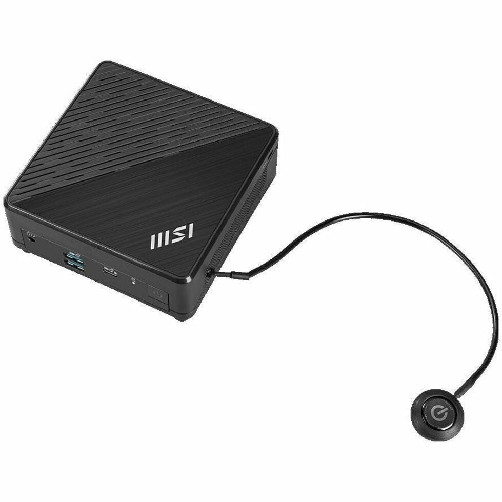 MSI Cubi N Cubi N ADL-021US Desktop Computer - Intel Celeron N100 Dual-core (2 Core) 800 MHz - 4 GB RAM DDR4 SDRAM - 128 GB M.2 Serial ATA SSD - Small Form Factor