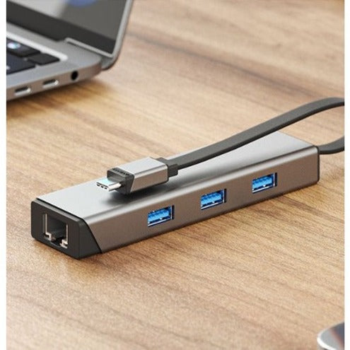 Alogic MagForce Express USB-C 4-in-1 USB Hub with Ethernet