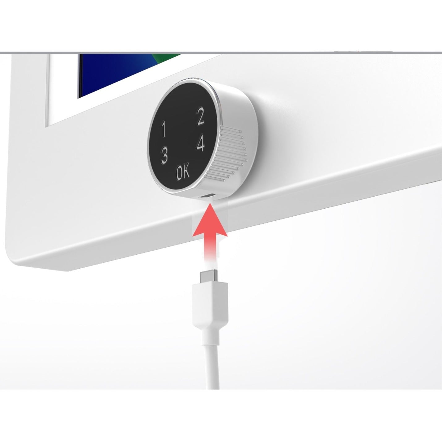 CTA Digital Medical Arm Wall Mount w/ Digital Password Combination Security Enclosure