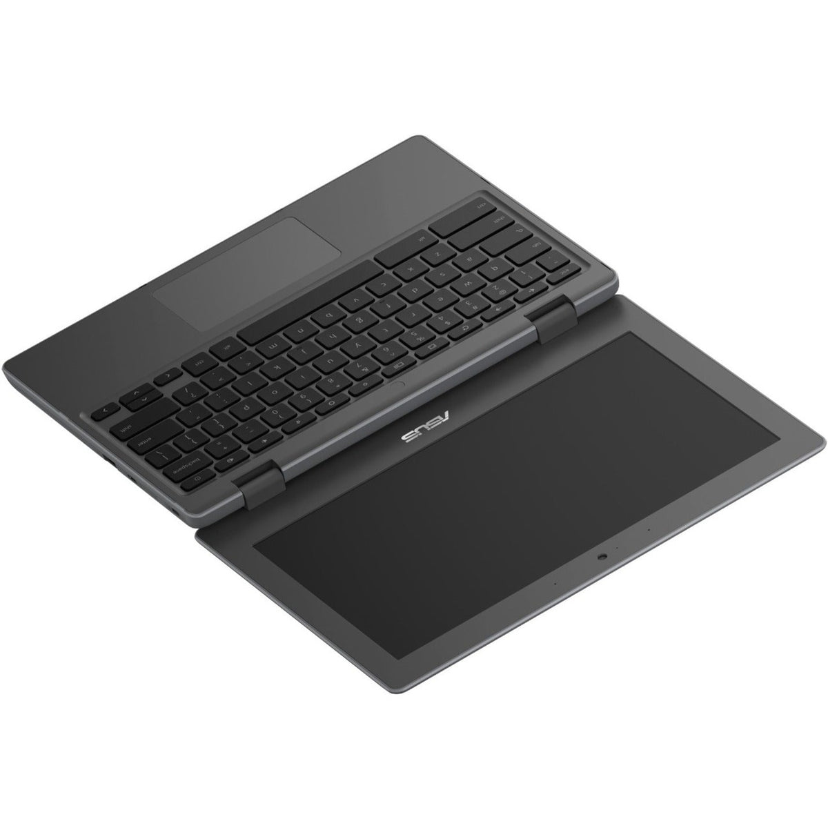 Asus Chromebook Flip CR1 CR1100FKA-YZ184T 11.6" Touchscreen Rugged Convertible 2 in 1 Chromebook - HD - 1366 x 768 - Intel Celeron N5100 Quad-core (4 Core) 1.10 GHz - 8 GB Total RAM - 8 GB On-board Memory - 64 GB Flash Memory - Dark Gray