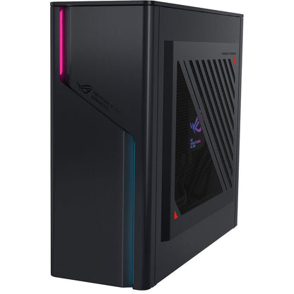 Asus ROG G22CH-DS766 Gaming Desktop Computer - Intel Core i7 13th Gen i7-13700F Hexadeca-core (16 Core) 2.10 GHz - 16 GB RAM DDR5 SDRAM - 1 TB M.2 PCI Express NVMe 4.0 SSD - Small Form Factor - Extreme Dark Gray