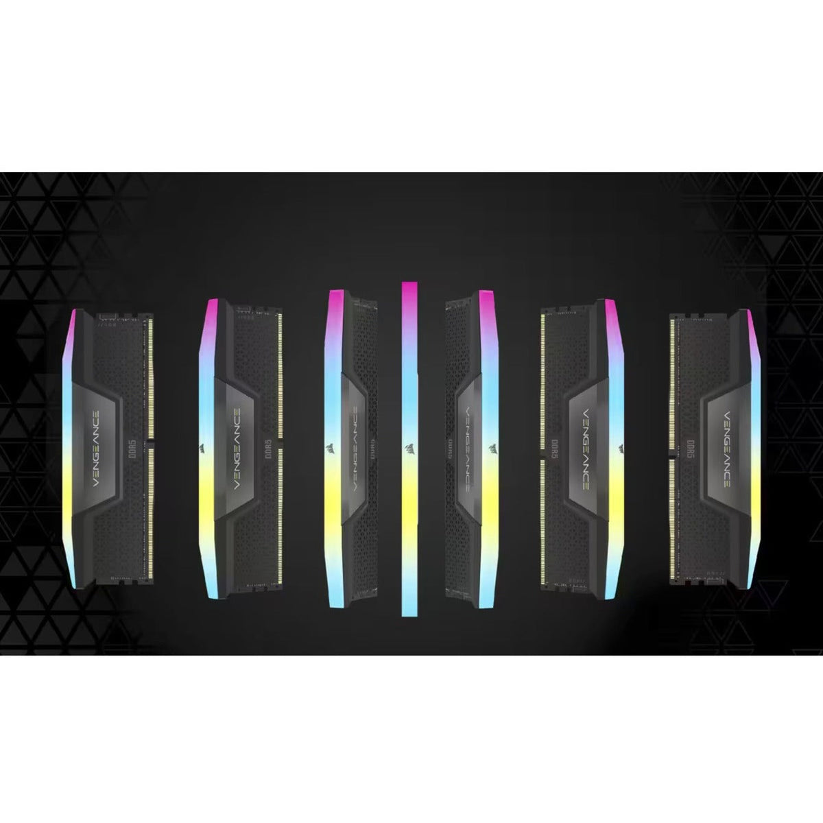 Corsair Vengeance RGB 32GB (2x16GB) DDR5 DRAM 6800MHz C40 Memory Kit - Black