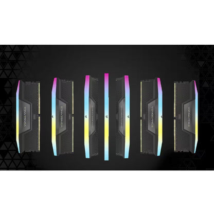 Corsair Vengeance RGB 32GB (2x16GB) DDR5 DRAM 6800MHz C40 Memory Kit - Black