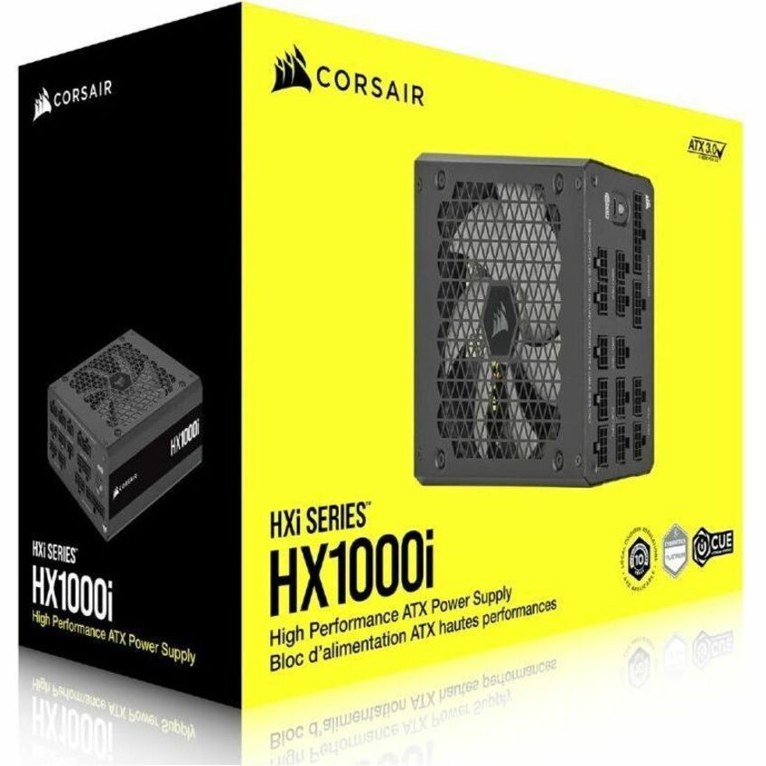 Corsair HX1000i Fully Modular Ultra-Low Noise Platinum ATX 1000 Watt PC Power Supply