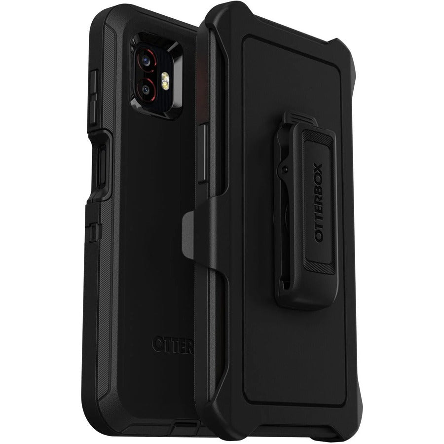 OtterBox Defender Rugged Carrying Case (Holster) Samsung Galaxy XCover6 Pro Smartphone - Black