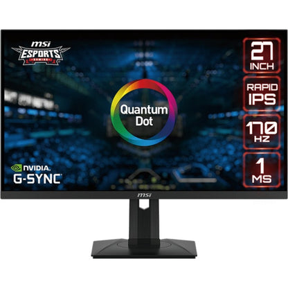 MSI G274QPF-QD 27" WQHD Gaming LCD Monitor - 16:9 - Black