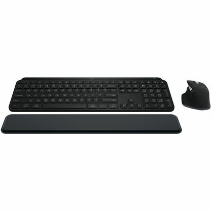 Logitech MX Keys S Combo - Performance Wireless Keyboard and Mouse with Palm Rest