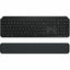 Logitech MX Keys S Combo - Performance Wireless Keyboard and Mouse with Palm Rest