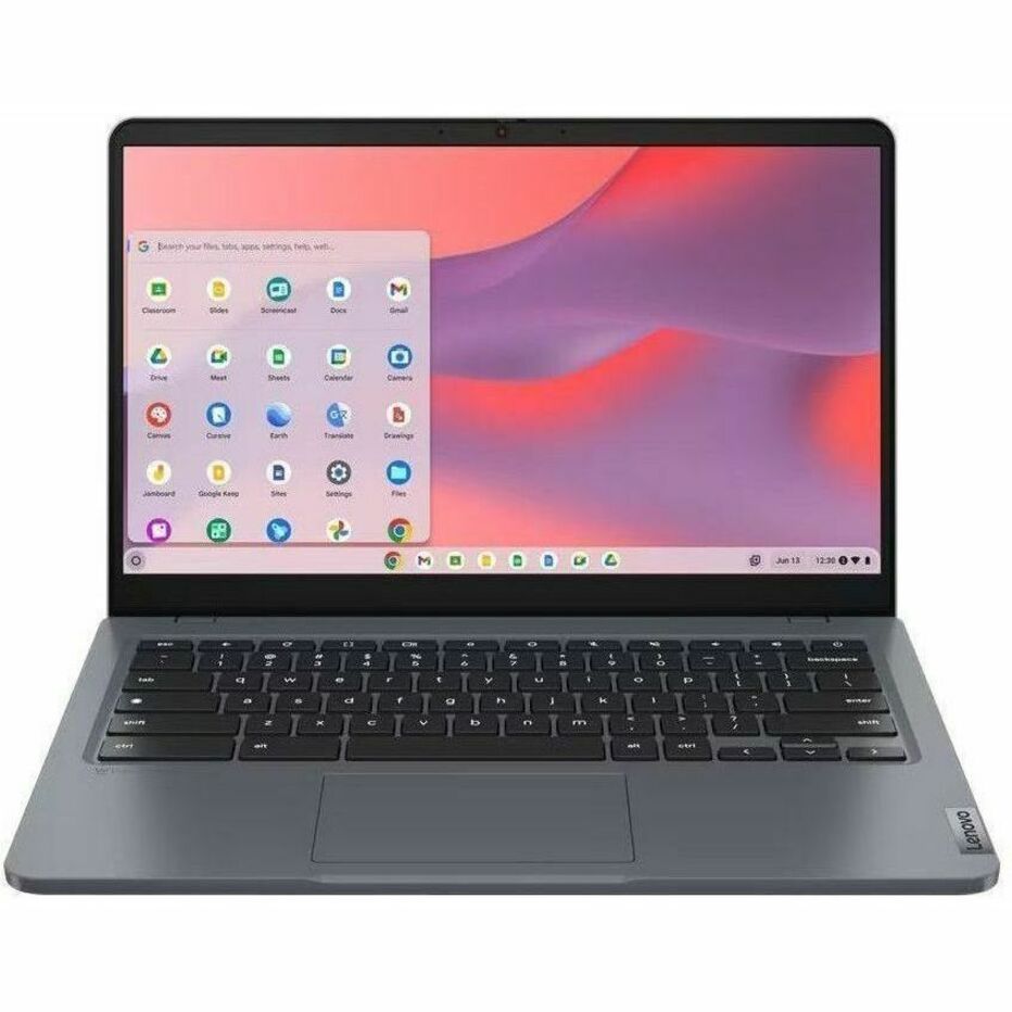 Lenovo 14e Chromebook Gen 3 82W60000US 14" Notebook - HD - 1366 x 768 - Intel N100 Quad-core (4 Core) - 4 GB Total RAM - 4 GB On-board Memory - 32 GB Flash Memory - Storm Gray