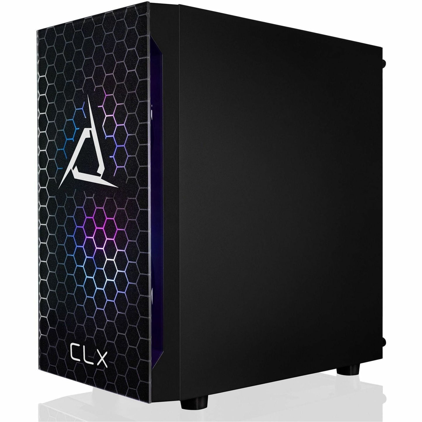 CLX SET TGMSETRXM2500BM Gaming Desktop Computer - AMD Ryzen 5 5600G Hexa-core (6 Core) 3.90 GHz - 8 GB RAM DDR4 SDRAM - 500 GB M.2 PCI Express NVMe SSD - Micro Tower - Black