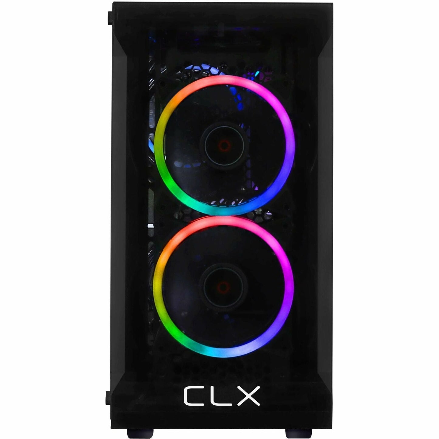 CLX SET TGMSETRTH2515BM Gaming Desktop Computer - AMD Ryzen 7 5700X Octa-core (8 Core) 3.40 GHz - 16 GB RAM DDR4 SDRAM - 2 TB HDD - 500 GB M.2 PCI Express NVMe SSD - Micro Tower - Black