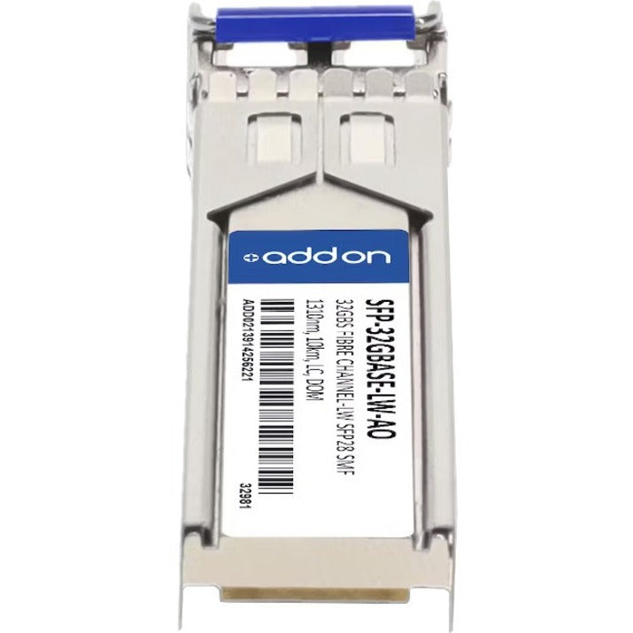 AddOn MSA and TAA 32GBase-LW SFP+ Transceiver (SMF 1310nm 10km LC DOM)