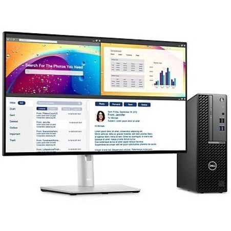 Dell OptiPlex 7000 7010 Plus Desktop Computer - Intel Core i5 13th Gen i5-13500 Tetradeca-core (14 Core) 2.50 GHz - 8 GB RAM DDR5 SDRAM - 256 GB M.2 PCI Express NVMe SSD - Small Form Factor - Black