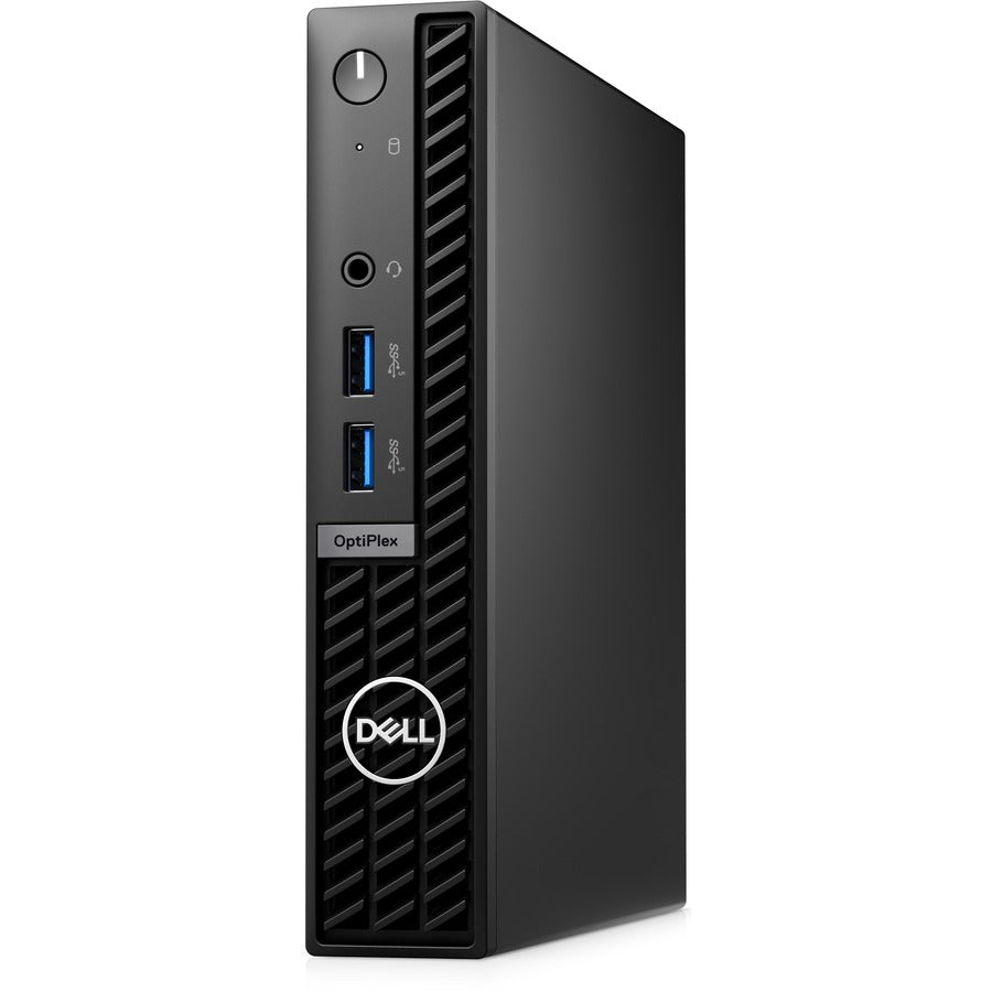 Dell OptiPlex 7000 7010 Desktop Computer - Intel Core i7 13th Gen i7-13700T Hexadeca-core (16 Core) 1.40 GHz - 16 GB RAM DDR4 SDRAM - 256 GB M.2 PCI Express NVMe SSD - Micro PC - Black