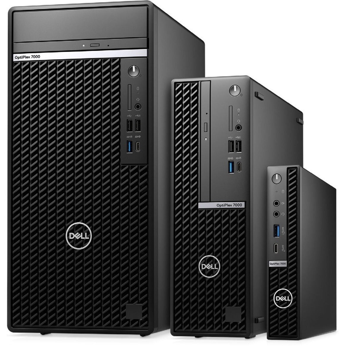 Dell OptiPlex 7000 7010 Desktop Computer - Intel Core i5 13th Gen i5-13500 Tetradeca-core (14 Core) 2.50 GHz - 8 GB RAM DDR4 SDRAM - 256 GB M.2 PCI Express NVMe SSD - Small Form Factor - Black