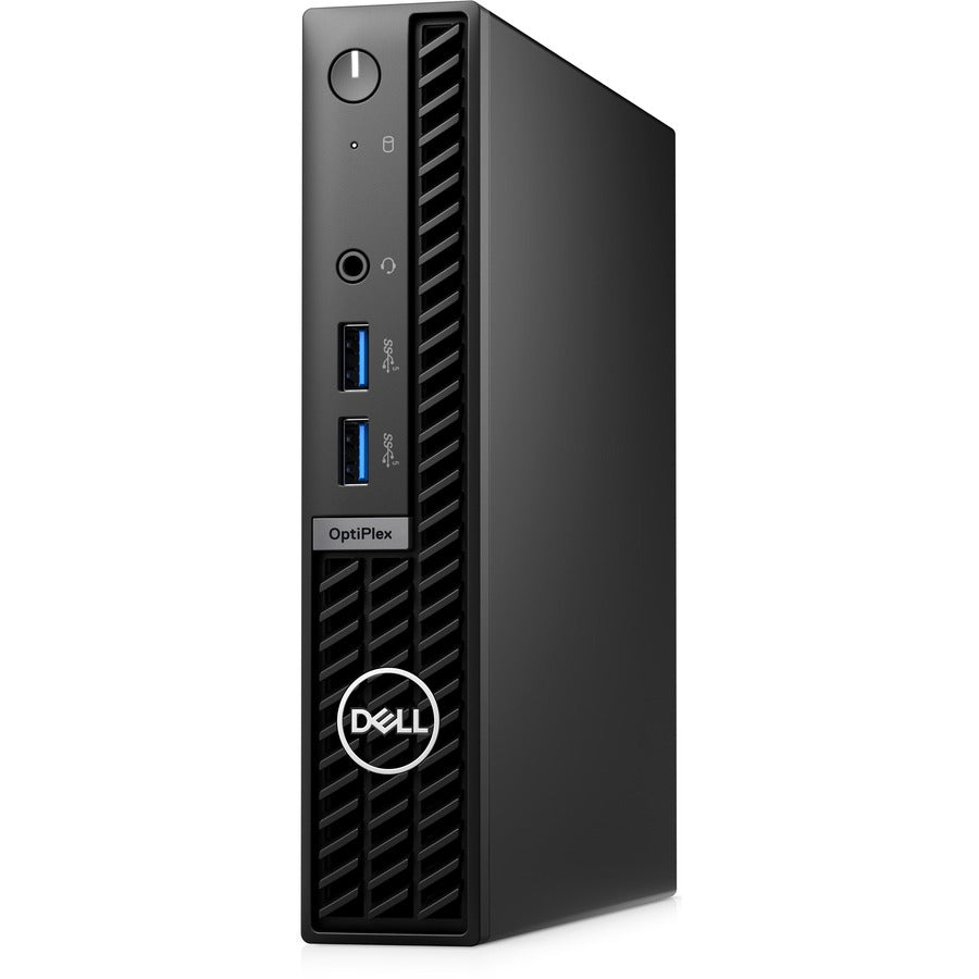 Dell OptiPlex Desktop Computer - Intel Core i5 13th Gen i5-13500T Tetradeca-core (14 Core) 1.60 GHz - 8 GB RAM DDR4 SDRAM - 256 GB M.2 PCI Express NVMe SSD - Micro PC - Black