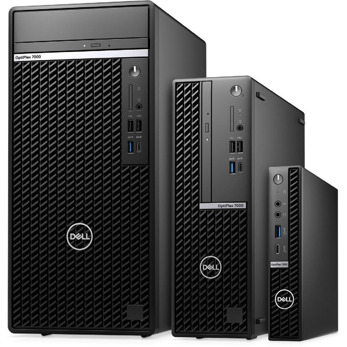 Dell OptiPlex 7000 7010 Desktop Computer - Intel Core i5 13th Gen i5-13500 Tetradeca-core (14 Core) 2.50 GHz - 16 GB RAM DDR4 SDRAM - 256 GB M.2 PCI Express NVMe SSD - Small Form Factor - Black