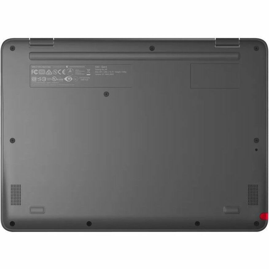 Lenovo 500e Yoga Chromebook Gen 4 82W4000AUS 12.2" Touchscreen Convertible 2 in 1 Chromebook - WUXGA - 1920 x 1200 - Intel N100 Quad-core (4 Core) - 4 GB Total RAM - 4 GB On-board Memory - 32 GB Flash Memory - Graphite Gray