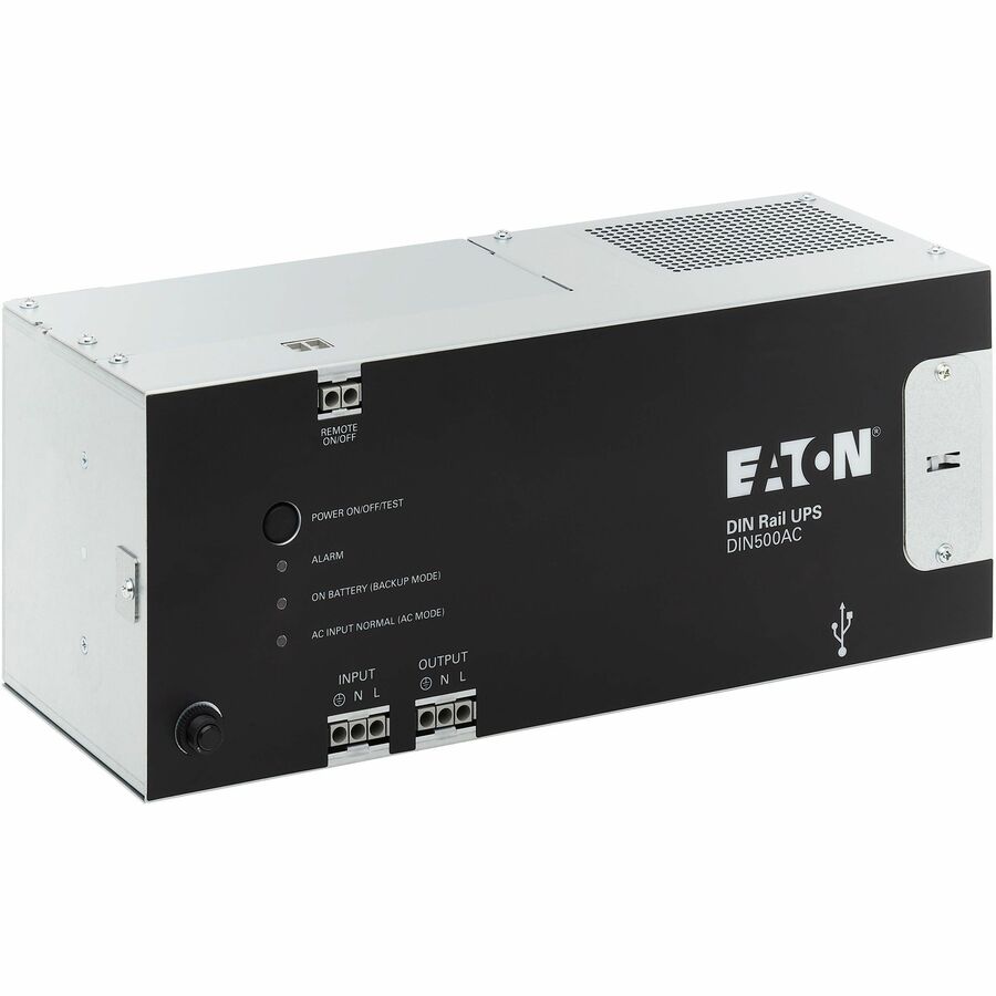 Eaton 500VA 300W 120V AC DIN Rail Industrial UPS - Hardwire Input/Output