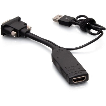 C2G VGA to HDMI Dongle Adapter Converter - M/F