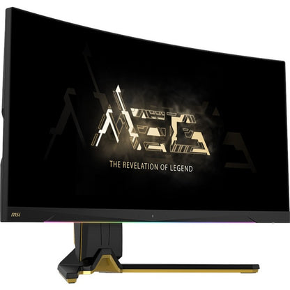 MSI MEG 342C QD-OLED 34.2" UW-QHD Curved Screen Gaming OLED Monitor - 21:9 - Black Gold
