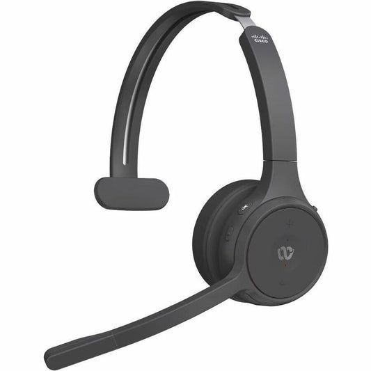 Cisco Single On-ear Headset+Charging Stand USB-A Bundle Carbon Black