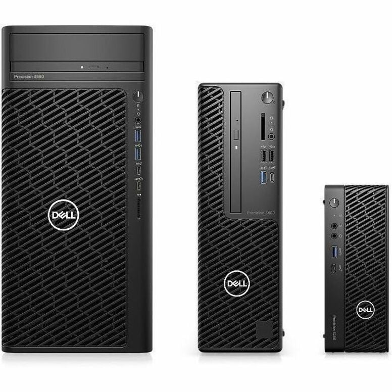 Dell Precision 3000 3260 Workstation - Intel Core i7 Hexadeca-core (16 Core) i7-13700 13th Gen 2.10 GHz - 16 GB DDR5 SDRAM RAM - 256 GB SSD - Ultra Small