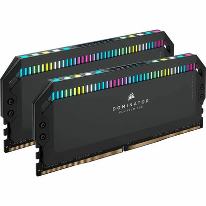 Corsair Dominator Platinum RGB 64GB (2x32GB) DDR5 DRAM 6600MT/s C32 Memory Kit - Black