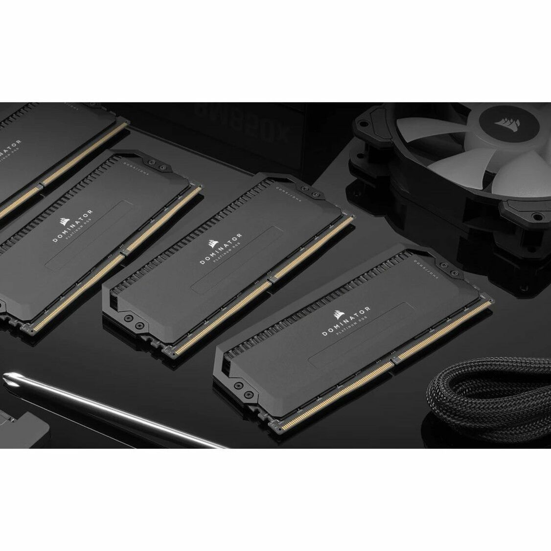 Corsair Dominator Platinum RGB 64GB (2x32GB) DDR5 DRAM 6600MT/s C32 Memory Kit - Black